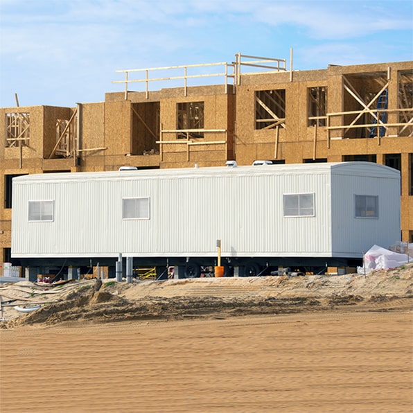 we can deliver a construction trailer to your job site within 24-48 hours of placing an order